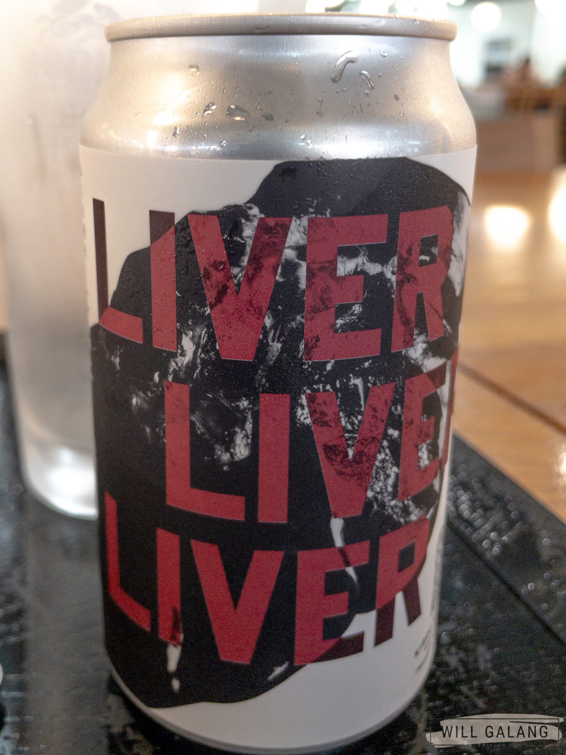 Liver Liver Liver Beer: Bitterness and sweetness.